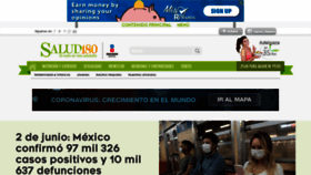 What Salud180.com website looked like in 2020 (3 years ago)