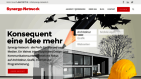 What Synergy-network.ch website looked like in 2020 (3 years ago)