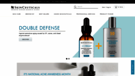 What Skinceuticals.com website looked like in 2020 (3 years ago)