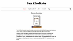 What Saraalicebooks.com website looked like in 2020 (3 years ago)