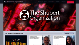 What Shubert.nyc website looked like in 2020 (3 years ago)