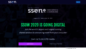 What Sharedservicesweek.com website looked like in 2020 (3 years ago)