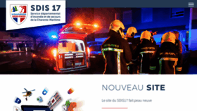 What Sdis17.fr website looked like in 2020 (3 years ago)