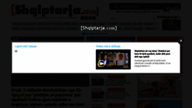What Shqiptarja.com website looked like in 2020 (3 years ago)