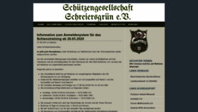 What Sg-schreiersgruen.de website looked like in 2020 (3 years ago)