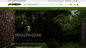 What Stealth-gear.com website looked like in 2020 (3 years ago)