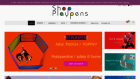 What Shopplaypens.co.za website looked like in 2020 (3 years ago)
