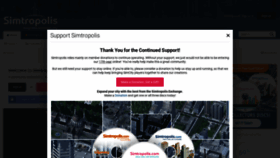 What Simtropolis.com website looked like in 2020 (3 years ago)