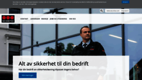 What Securitas.no website looked like in 2020 (3 years ago)
