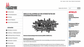 What Stbk-koeln.de website looked like in 2020 (3 years ago)