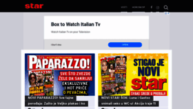 What Starmagazin.rs website looked like in 2020 (3 years ago)