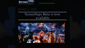 What Screenseps.com website looked like in 2020 (3 years ago)