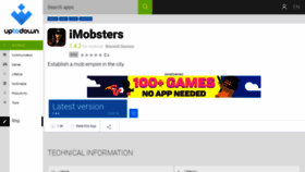 What Storm8-games-imobsters.en.uptodown.com website looked like in 2020 (3 years ago)