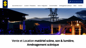 What Scenetec.fr website looked like in 2020 (3 years ago)
