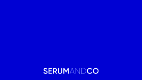 What Serumandco.com website looked like in 2020 (3 years ago)