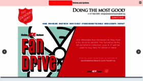 What Salvationarmyspringfield.org website looked like in 2020 (3 years ago)