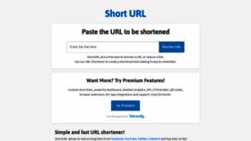 What Shorturl.at website looked like in 2020 (3 years ago)