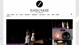 What Slashmuse.com website looked like in 2020 (3 years ago)