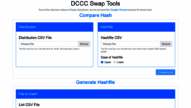 What Swaps.dccc.org website looked like in 2020 (3 years ago)