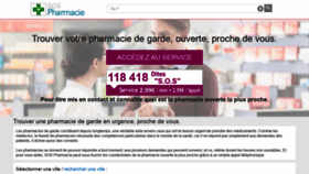 What Sos-tel-pharmacie.fr website looked like in 2020 (3 years ago)
