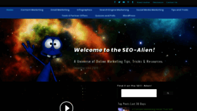 What Seo-alien.com website looked like in 2020 (3 years ago)