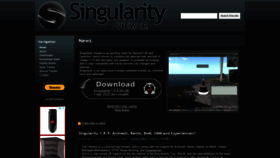 What Singularityviewer.org website looked like in 2020 (3 years ago)