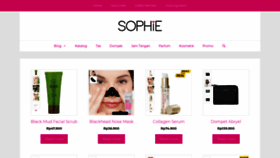 What Sophiemartinindonesia.com website looked like in 2020 (3 years ago)
