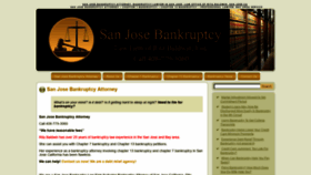 What Sanjosebankruptcypro.com website looked like in 2020 (3 years ago)