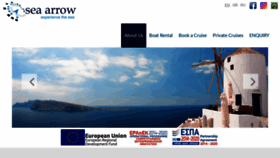 What Sea-arrow.gr website looked like in 2020 (3 years ago)