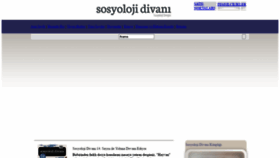 What Sosyolojidivani.com website looked like in 2020 (3 years ago)