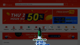 What Shopee.vn website looked like in 2020 (3 years ago)