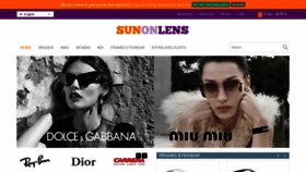 What Sunonlens.com website looked like in 2020 (3 years ago)