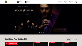 What Sonyliv.com website looked like in 2020 (3 years ago)