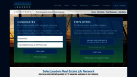 What Selectleaders.com website looked like in 2020 (3 years ago)