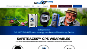 What Safetracksgps.com website looked like in 2020 (3 years ago)