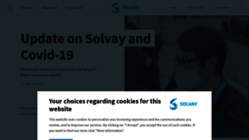 What Solvay.com website looked like in 2020 (3 years ago)