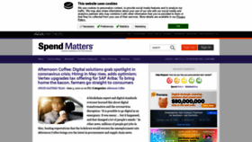 What Spendmatters.com website looked like in 2020 (3 years ago)