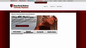 What Stonybrookphysicians.com website looked like in 2020 (3 years ago)