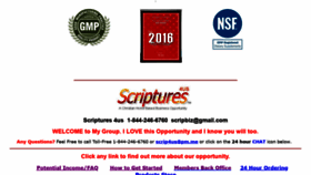 What Scriptures4us.com website looked like in 2020 (3 years ago)