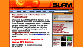 What Slamproductions.net website looked like in 2020 (3 years ago)
