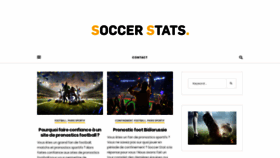What Soccerstats.fr website looked like in 2020 (3 years ago)