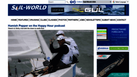 What Sail-world.com website looked like in 2020 (3 years ago)