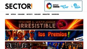 What Sectordeljuego.com website looked like in 2020 (3 years ago)
