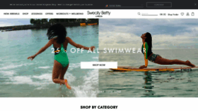 What Sweatybetty.com website looked like in 2020 (3 years ago)