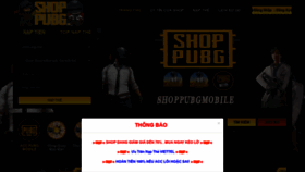 What Shoppubgmobile.com website looked like in 2020 (5 years ago)