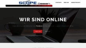What Scope-design.de website looked like in 2020 (3 years ago)