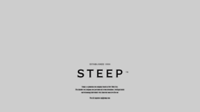 What Steep.com website looked like in 2020 (3 years ago)
