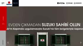 What Suzuki.com.tr website looked like in 2020 (3 years ago)