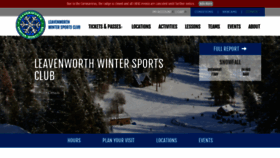 What Skileavenworth.com website looked like in 2020 (3 years ago)