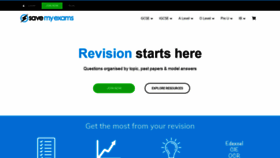 What Savemyexams.co.uk website looked like in 2020 (3 years ago)